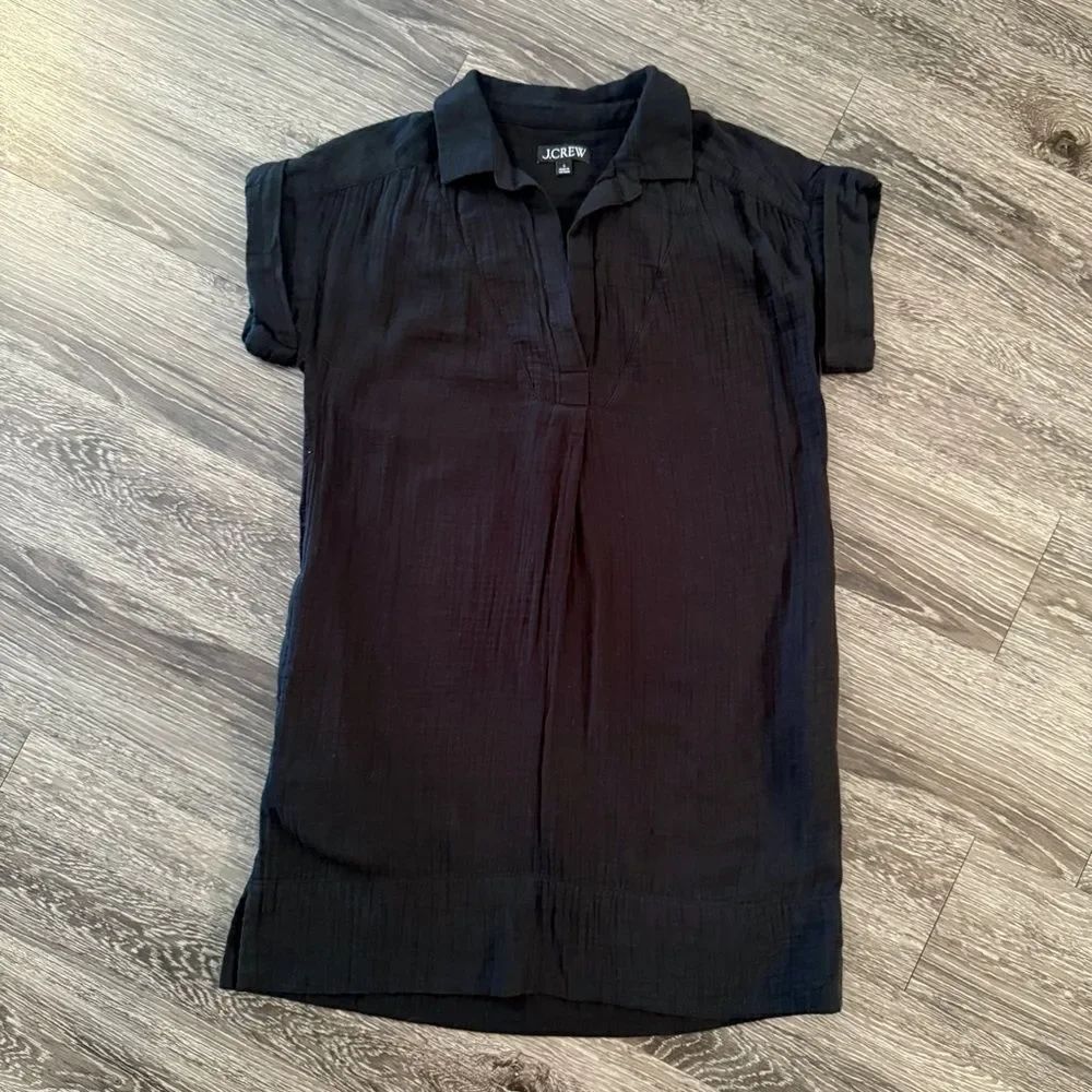 J. Crew Gauze Shirt Dress